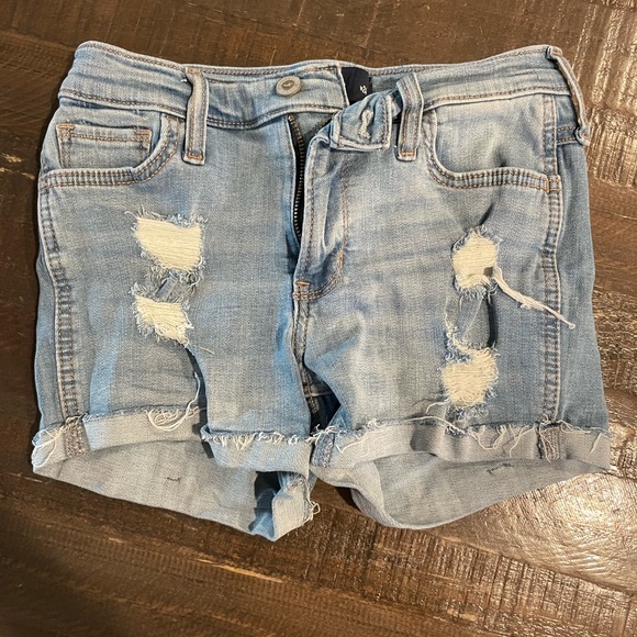 hollister blue jean shorts - Picture 1 of 3